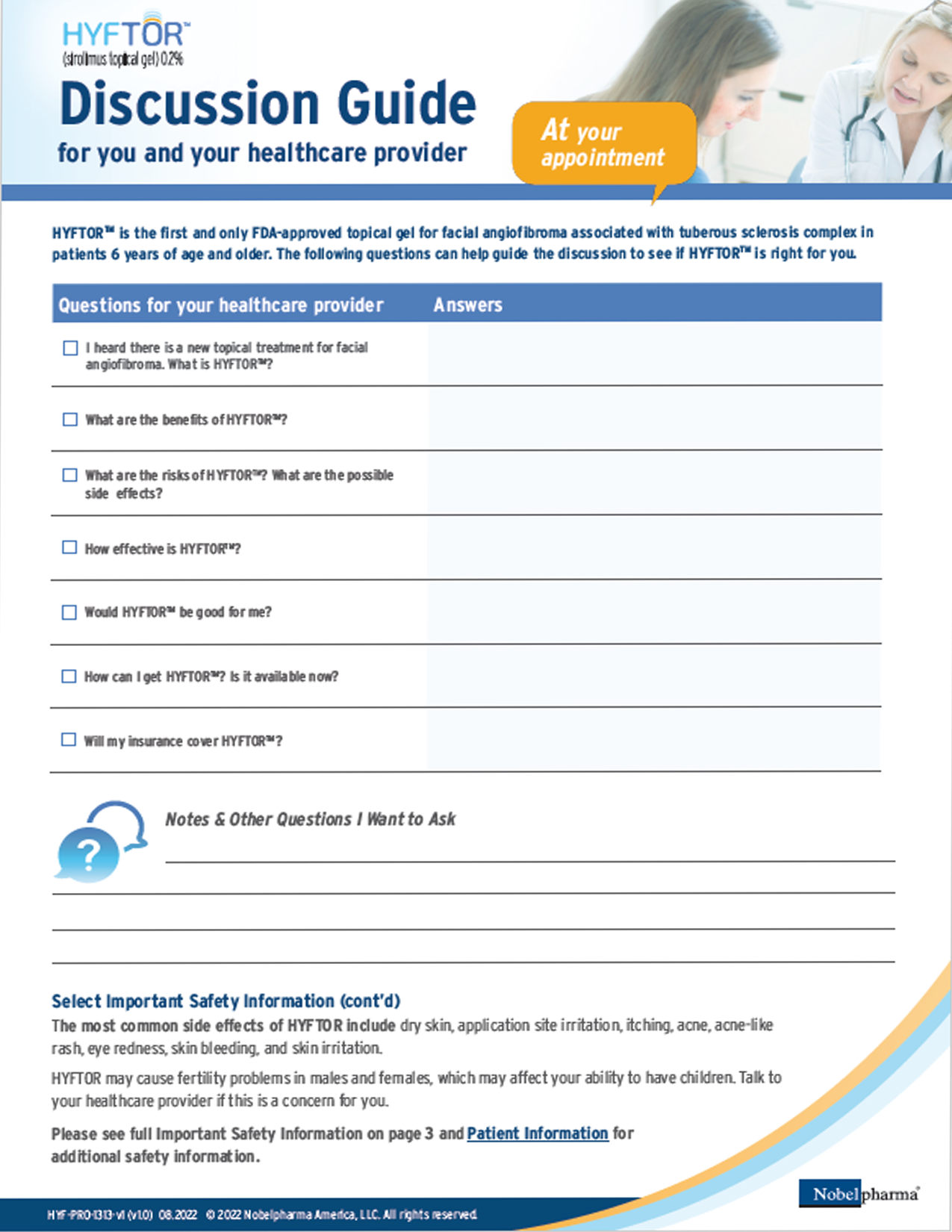 Patient-HCP Discussion Guide