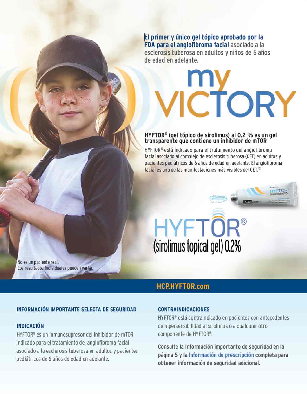 Spanish HYFTOR HCP Brochure cover image